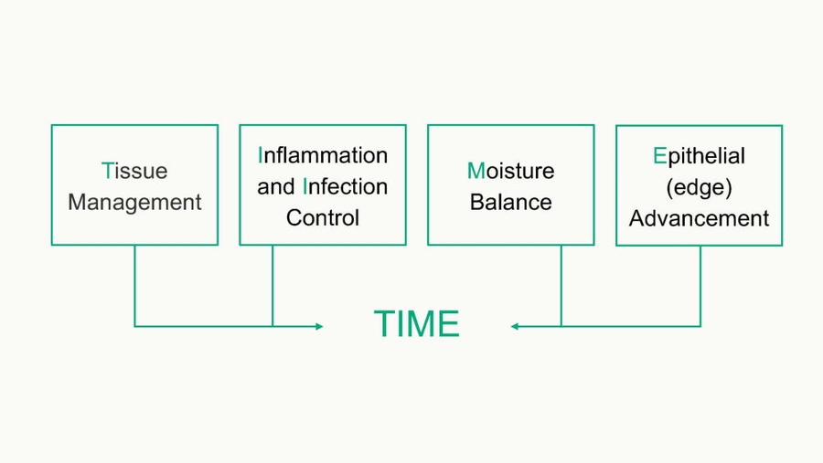 Tratamiento de heridas crónicas con el concepto TIME - B. Braun